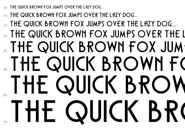 DK Carambola font waterfall